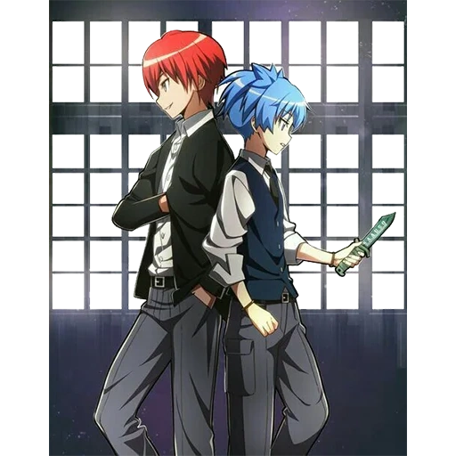 nagisa kun, classe di assassini, classe di assassini nagisa, classe anime di omicidi di nagisa karma, classe di nagis killers dopo 7 anni