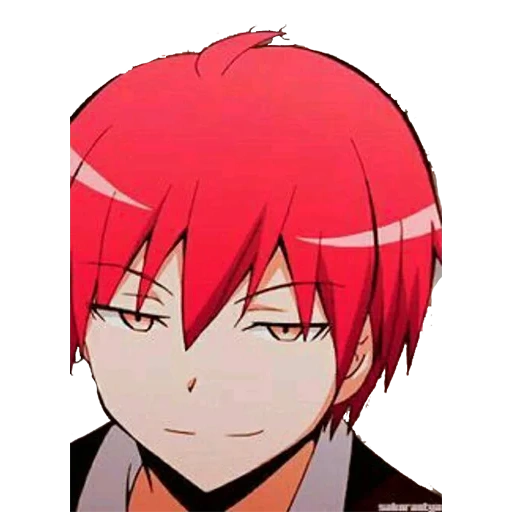 karma akabane, karakter anime, kelas pembunuh karma, kelas pembunuh karma, karma akaban menyeringai