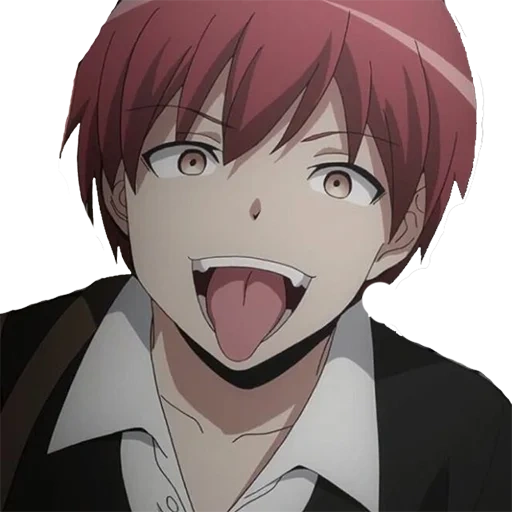 kelas pembunuh, karma akabane, karma akaban, karma akabane, karma akaban menyeringai