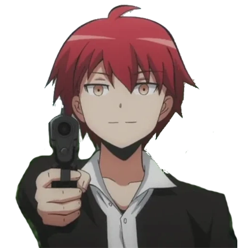 kelas pembunuh, karma akabane, kenji akabane, karma akaban edith, anime karma akaban