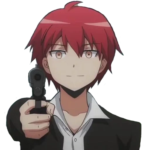 tueur, kakaba, akabane karma, classe de tueur d'anime, karma akabane edith