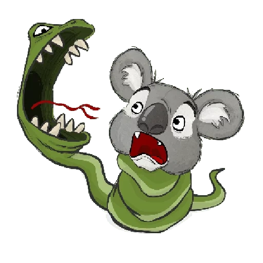 koala, crocodile, archives internet, alligator de crocodile