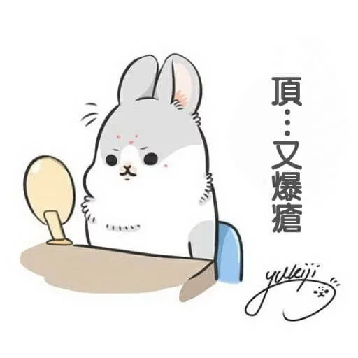 rabbit, cute rabbits, little mu zi rabbit, machiko rabbit, park zhenzi rabbit