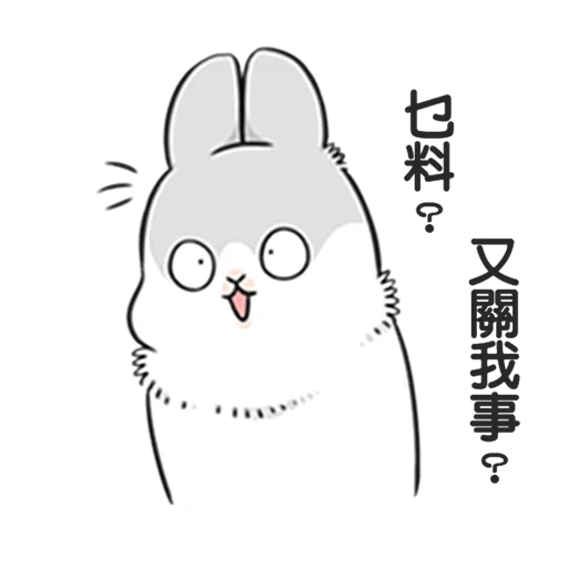 little rabbit, rabbit, hieroglyphs, true rabbit, little mu zi rabbit