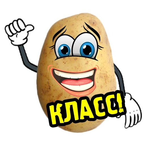 humano, patatas, papa, tabla de tiza, patatas clipart