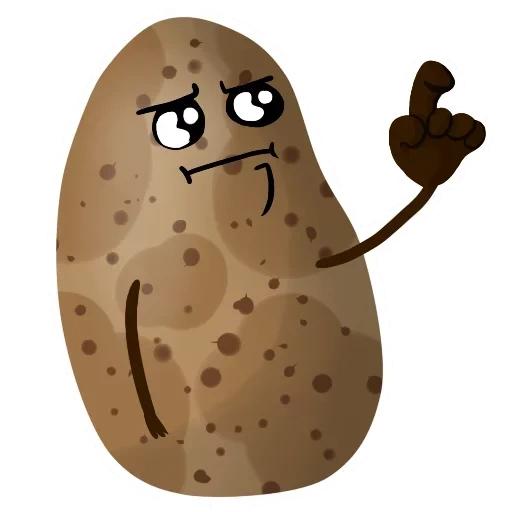 kentang, kentang, kentang itu lucu, kentang poteto