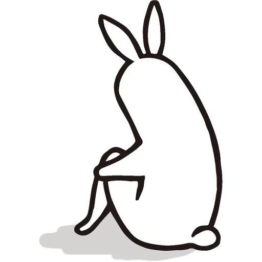 rabbit-rabbit, coniglio, profilo del coniglio, rabbit con le leghe beautiful