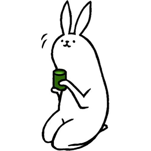 hare, rabbit, the rabbit is funny, rabbit drawing