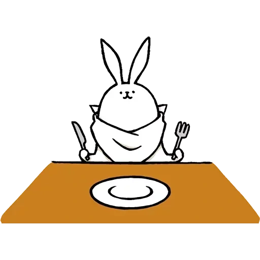 rabbit, rabbit richard, the rabbit is funny, rabbit illustration