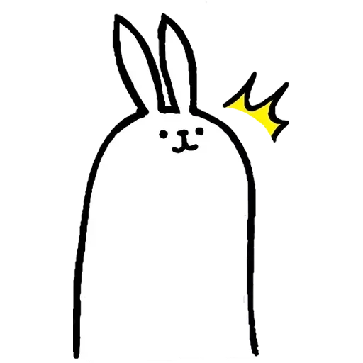 coniglio, coniglio e coniglietto, modello di coniglio, sketch rabbit