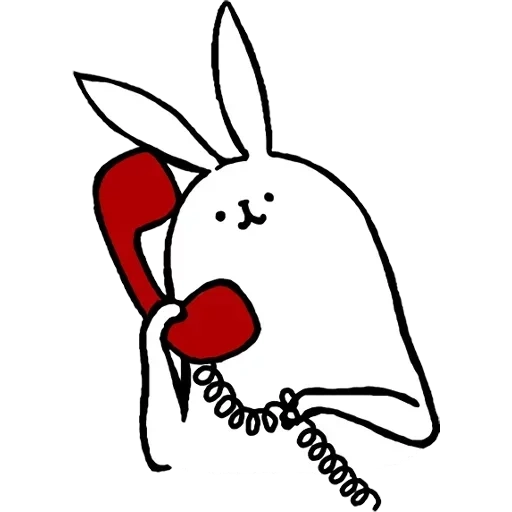 rabbit, funny schedule, a cute rabbit heart