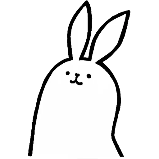 conejo, dibujo de conejo, boceto, dibujos de bosquejo de conejo