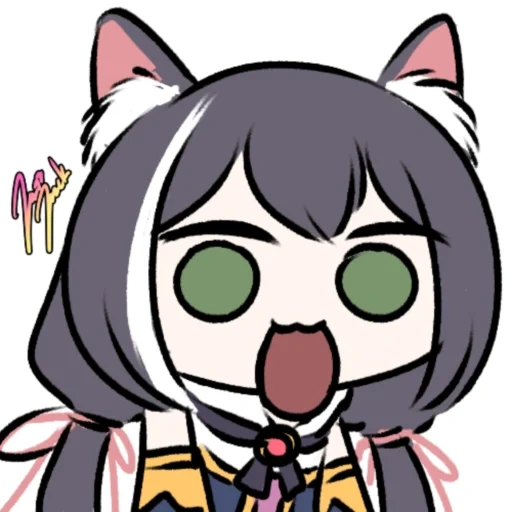 animação, animação neko, animação nyashki, sad_kyaru_chan