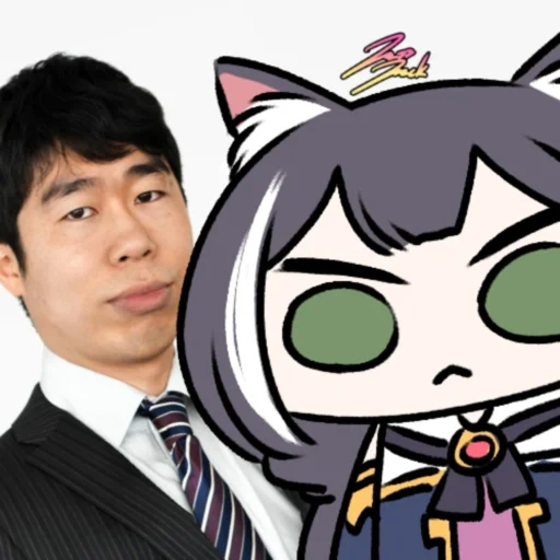 asiático, pessoas, animação neko, kyaru chibi, sad_kyaru_chan