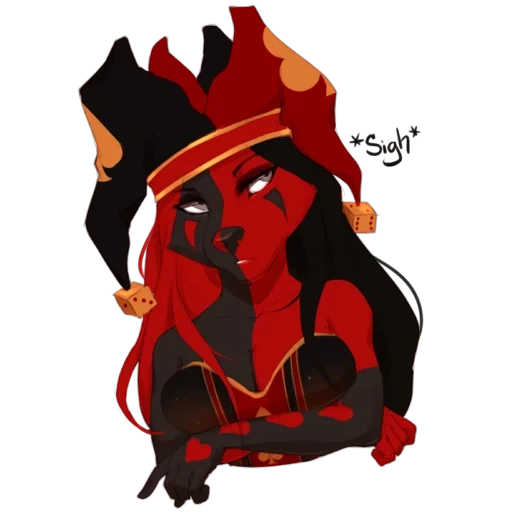 demon, demon cartoon, demon red, devil girl, merunyaa the succubus