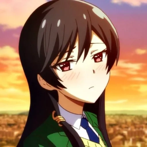 anime, porridge di amicizia, yui kashii, anime girl, personaggio di anime