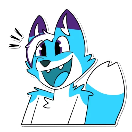 furry, anime, human, rocco jackal, furry blue fox