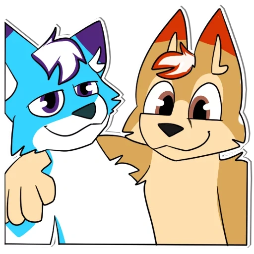 anime, bluei bluey, web comic, rocco jackal, bluey animationsserie