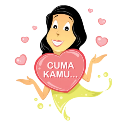 mama, wanita muda, wanita, valentine, gadis bahagia