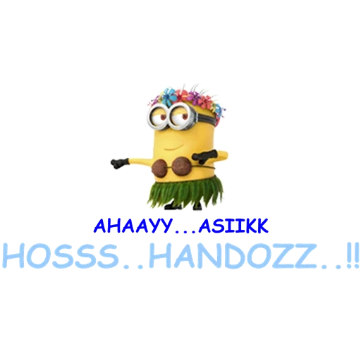 minion, the girl, die günstlinge, minion rush, hawaiianische schergen