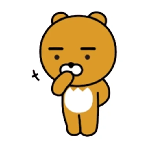 kakaotalk, amigos del cacao, ryan kakaotalk, kakartalklaine, palabras de oso coreano