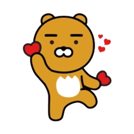 kakaotalk, rilakkuma, 1 abonné, ryan kakaotalk, kakaotalk en coréen