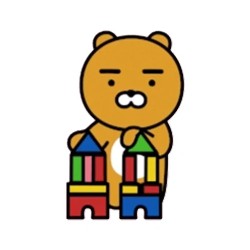 asian, kakao friends, ryan kakaotalk, korean emoticons, kakao friends ryan art