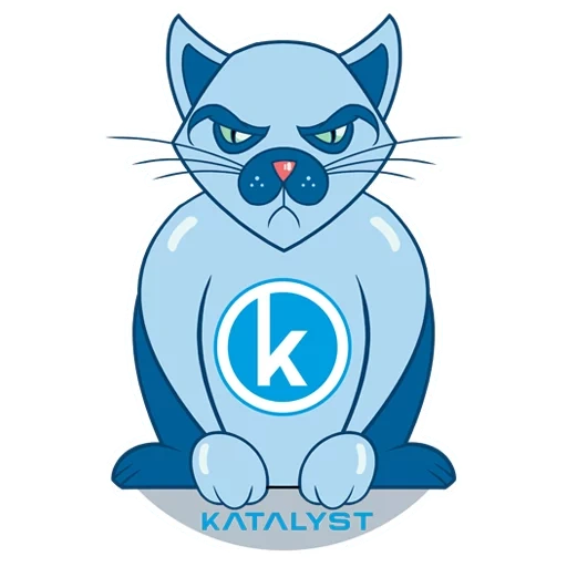 katze, katze, katzen, lemur geek, blaue katze