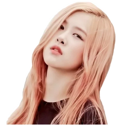 mujer joven, blackpink rosé, rosa rosa, rosa negra, chicas hermosas