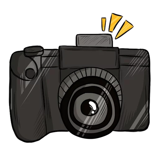 câmera, ícone da câmera, adesivo da câmera, câmera photoshop, imprimir adesivo de câmera