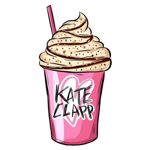 terbaik, minuman penyihir, gambar kawaii, prasasti yang indah, gambar dengan sketsa es krim