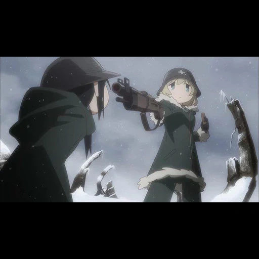 anime, anime, ragazza anime, girls last tour, presidente post-apocalittico