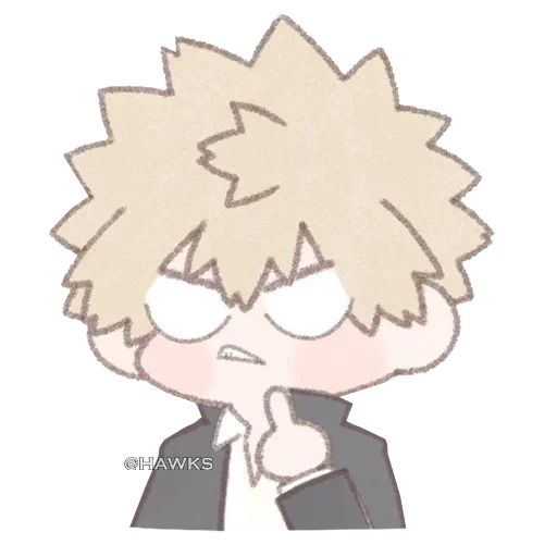 бакуго чиби, бакуго кацуки, кацуки бакугоу, katsuki bakugou, катсуки бакугоу наклейки