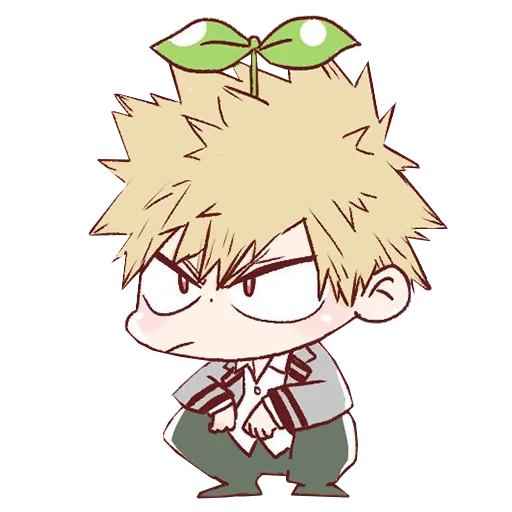 chibi baqugou, kankoko katsuki, katsuragi hachougou, koku shiraku, chibi katsuku bakugou