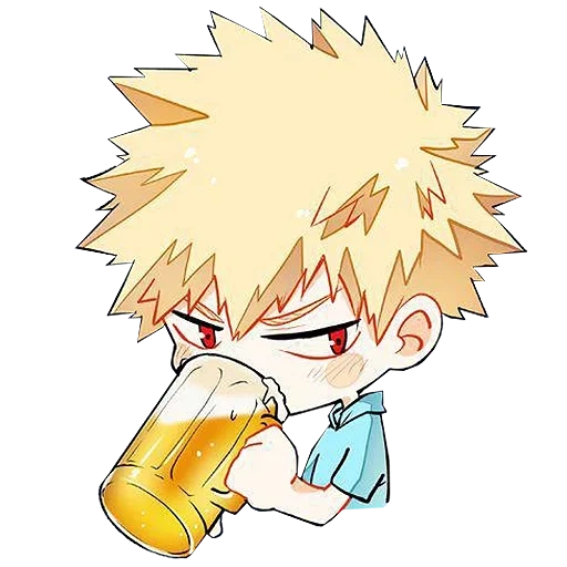 bakugo chibi, kankoko katsuki, koku shiraku, chibi katsuku bakugou