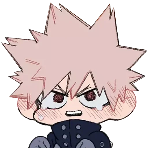 katsuki bakugou, mga katsuki bakugo, chibiki bakugo katsuki, stickers of bakugo katsuki, katsuki bakugou stickers