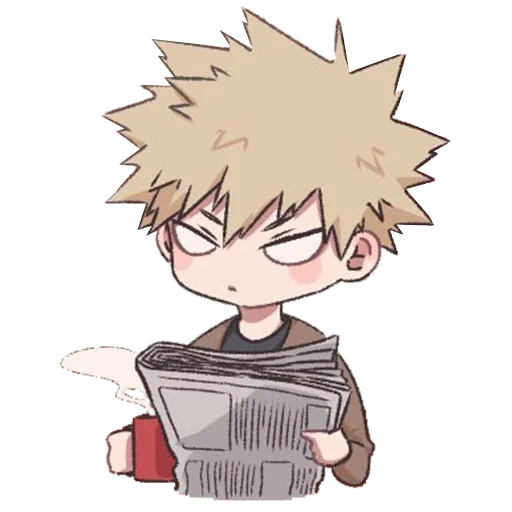 бакуго кацуки, кацуки бакугоу, katsuki bakugou, кацуки бакугоу чиби, наклейки бакуго кацуки