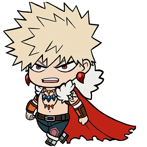 bakugo chibi, katsushi shiratani, kankoko katsuki, bakugou katsuki, chibi katsuku bakugou