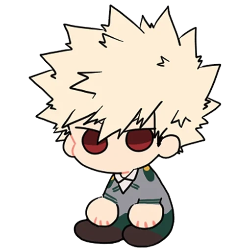 bakugo chibi, bakugo katsuki, katsuki bakugou, katsuki bakugou chibi, katsuki bakugou stickers