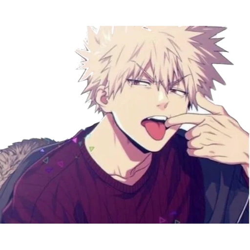 animação de bakugo, fruta branca, oito vala shengmu, animação shengmu bagou, bakugo katsuki art sempai