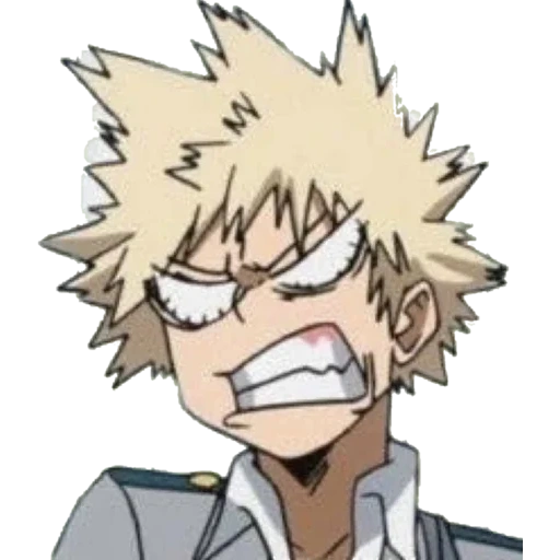 bakugo, bakugo, bakougou, bakugo katsuki, bakugou est mécontent