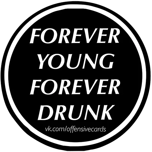 true, copertura, originale, iniziare la inglese, forever young forever drunk