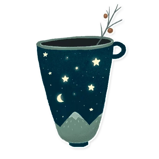 чашка, кружка, напитки, цветочный горшок, растения рисунки