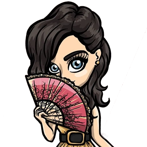 young woman, katy perry, drawing a girl, the diaries of the vampire chibi, the diaries of the vampire are cartoony