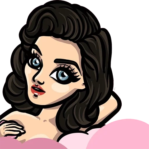 la ragazza, la ragazza, katie perry, modello di ragazza, cartoon girl