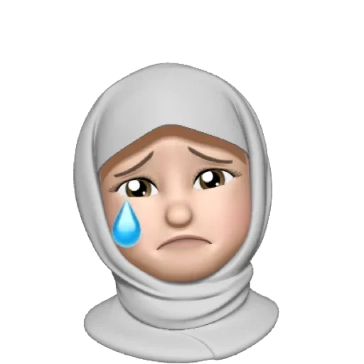 emoji, memoji, young woman, emoji hijabe