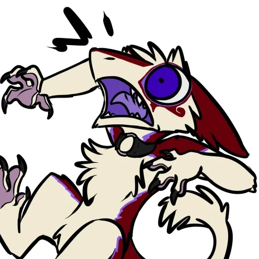 anime, lycanroc, lycanroc midnight, personaggio dei pokémon, cartoon ren fischio