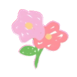 flower, small flowers, illustration flowers, flowers of children 3 years old, camellia flower vector