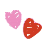 cœurs, cœurs, forme du cœur, symbole du cœur, le cœur est rouge