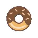 donut, donuts, icono de dona, insignia de donut